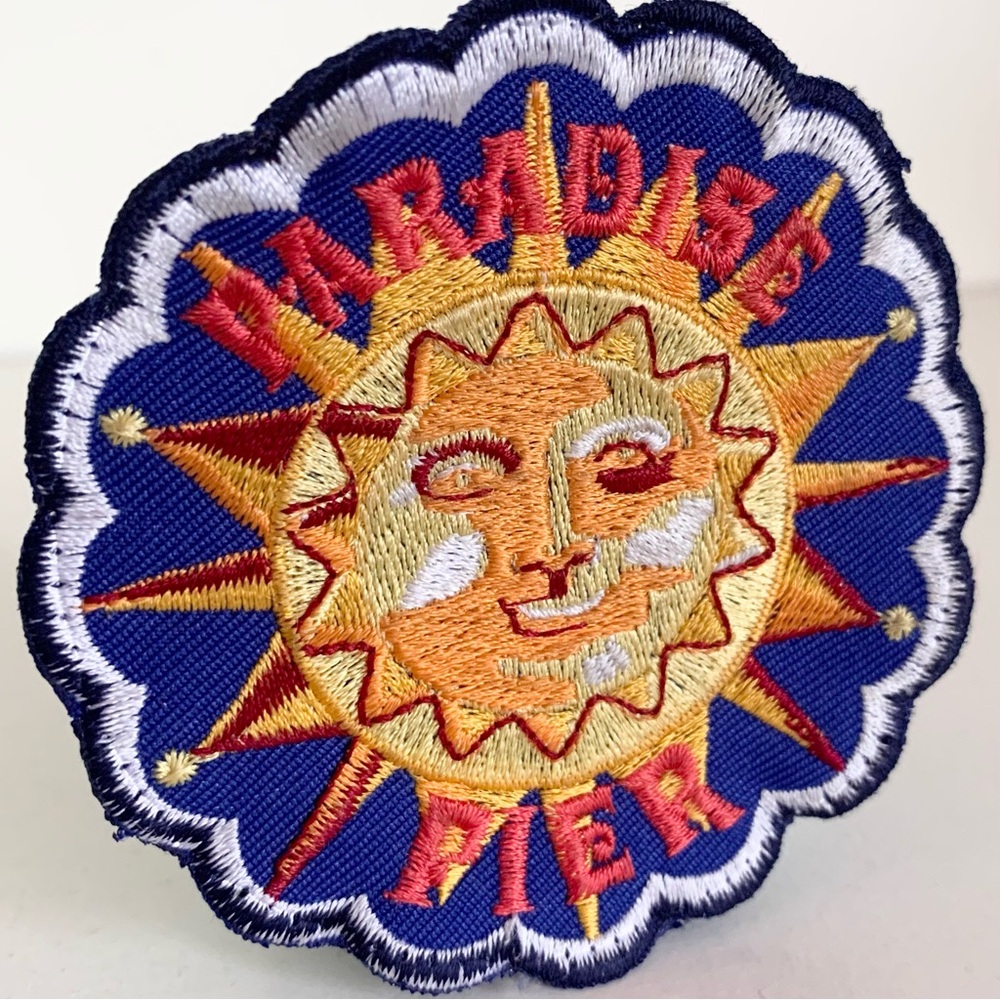 Vintage paradise pier embroidered patch - Picture 8 of 11